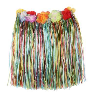 Hawaï rok kinderen multikleur 40 cm
