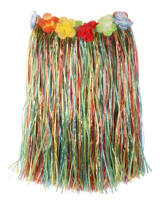 Hawaï rok volwassenen multikleur 60 cm
