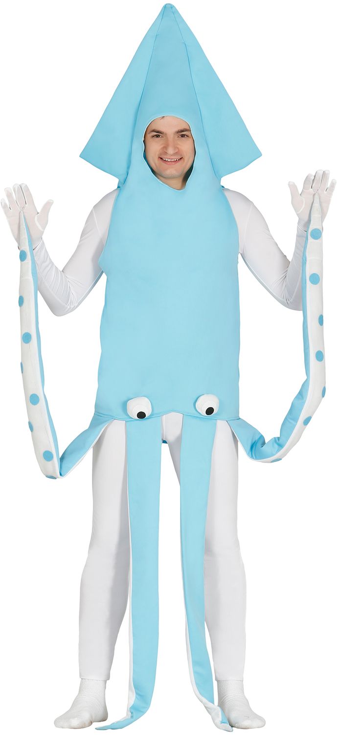 Inktvis kostuum verkleedpak volwassenen Large Zee water vis dieren foute party darts vrijgezel