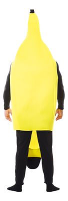 Banaan verkleedpak volwassenen bananenpak fruit geel foute party darts vrijgezellen