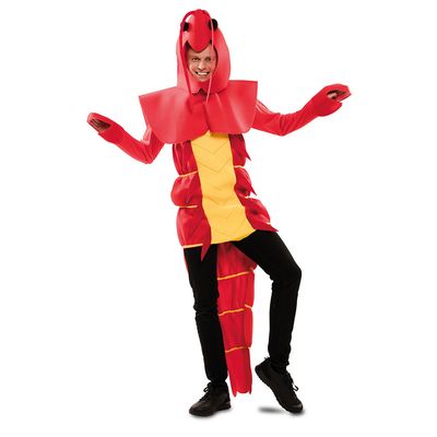 Kreeft verkleedpak volwassenen water zee dieren foute party darts carnaval