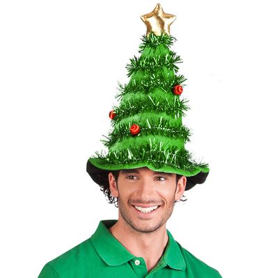 Hoed kerstboom foute party kerst