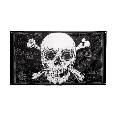Piraten Vlag polyester. 90 x 150 cm