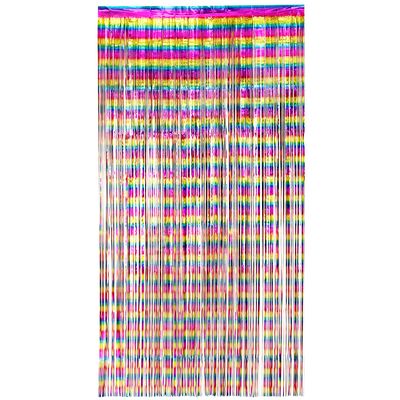 Foliegordijn Metallic multikleur 2 x 1 meter