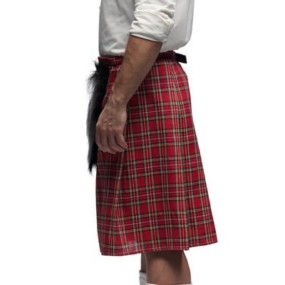 Schotse kilt rood Schotland Mic Mac Jampudding stripfiguren