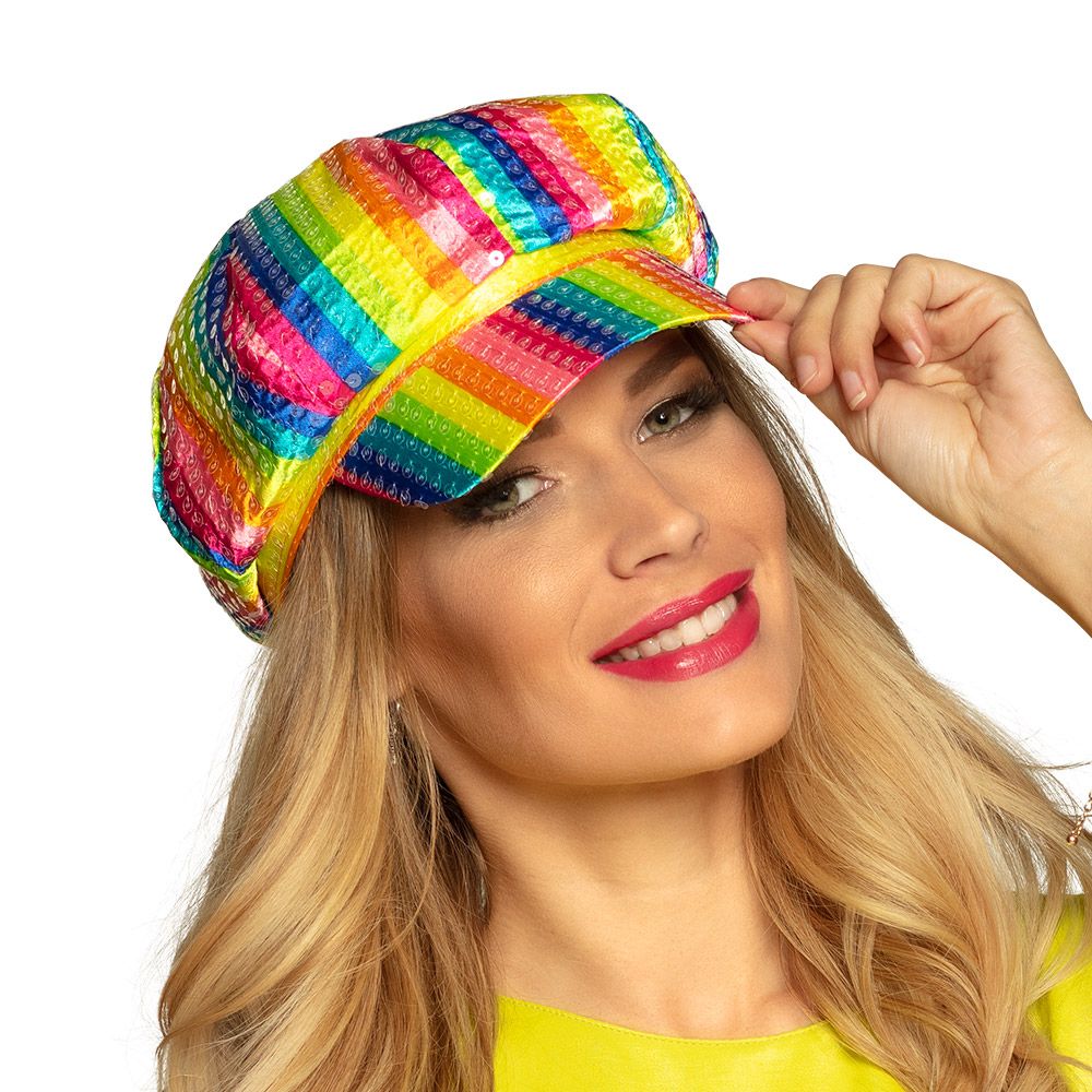 Pet regenboog fluo pailletten holebi LGBTQ love parade foute party Jettie Palletti Unicorn '90 nineties retro Pet regenboog fluo pailletten holebi LGBTQ love parade foute party Jettie Palletti Unicorn '90 nineties retro