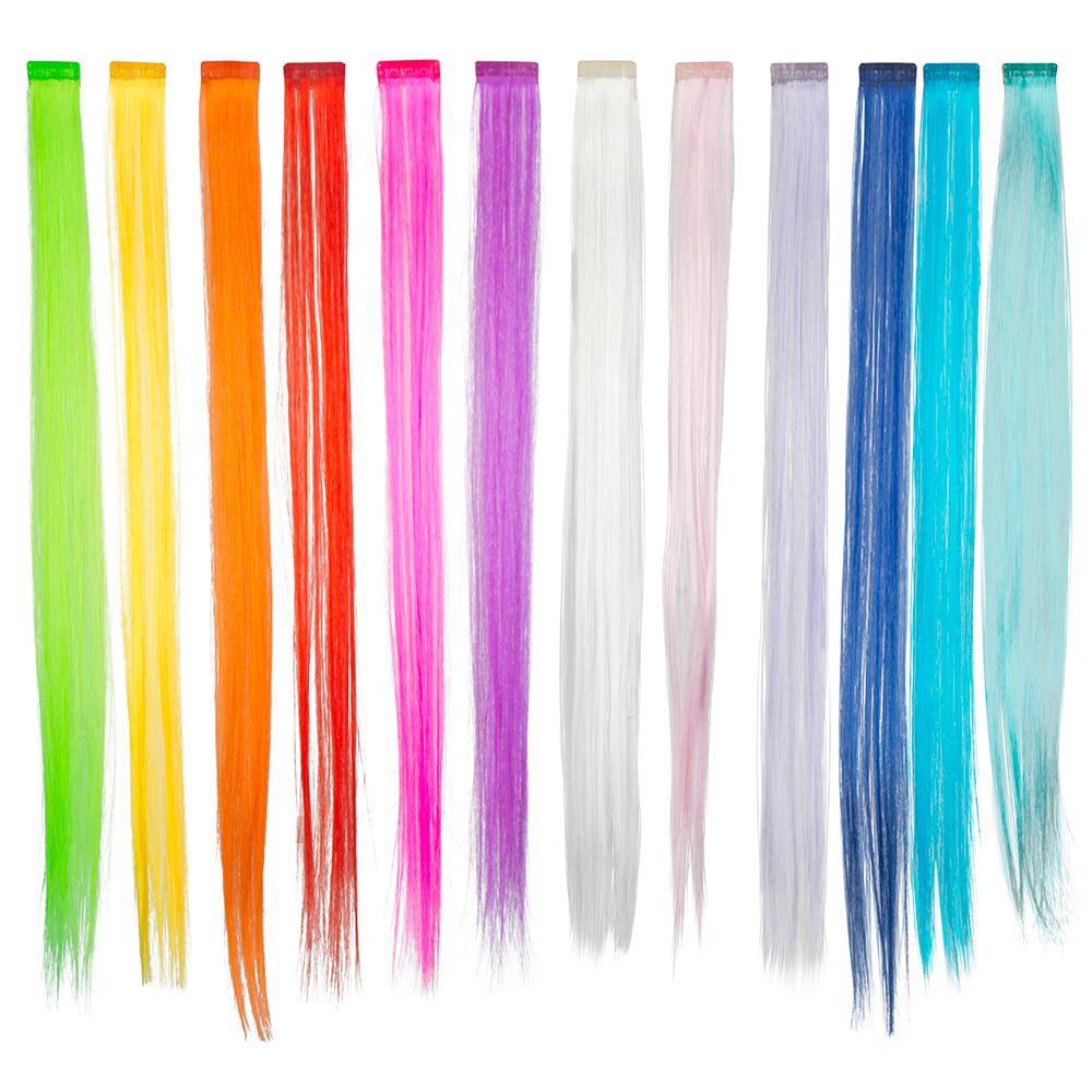 Hairextension ORANJE FLUO neon