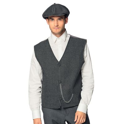 Peaky blinders vest met pet jaren '20 twenties gilet en pet Maat XL Peaky blinders vest met pet jaren '20 twenties gilet en pet Maat XL