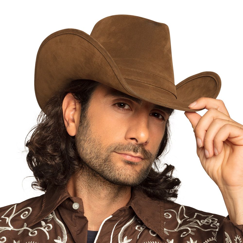 Hoed Cowboy bruin Wyoming cowboyhoed Hoed Cowboy bruin Wyoming cowboyhoed