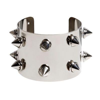 Armband biker metal spikes heavy metal punk marginaal foute party Kamping Kitsch moto