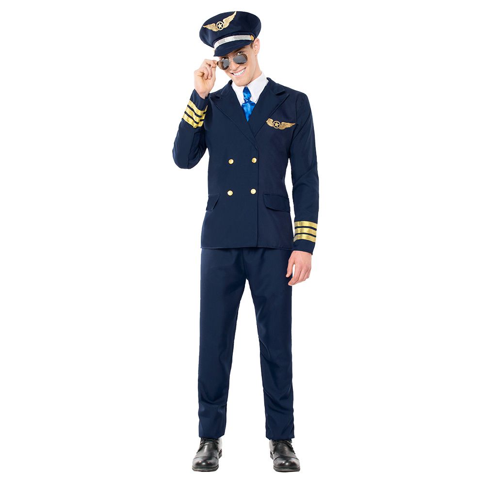 Piloot kostuum volwassenen M/L pilotenkostuum Piloot kostuum volwassenen M/L pilotenkostuum
