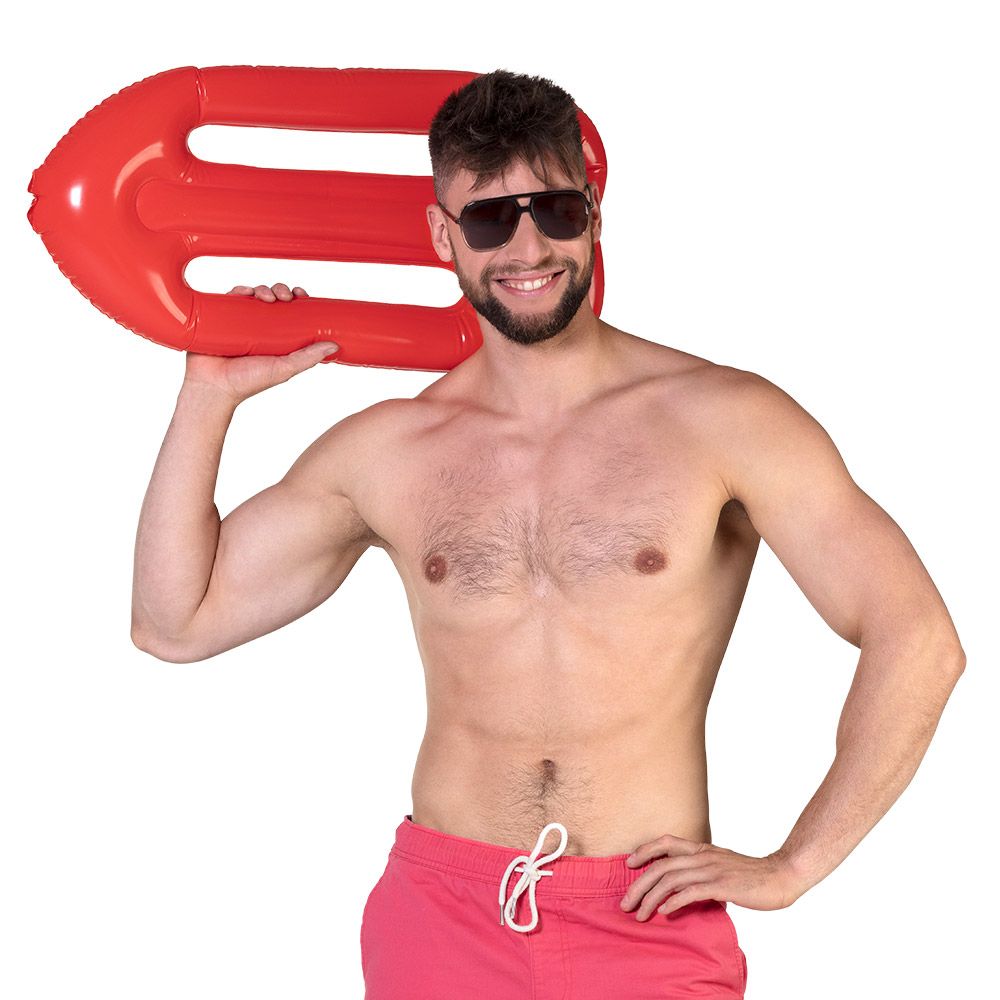 Reddingsboei opblaasbaar opblaasbare reddingsplank Baywatch Poolparty Coast guard kustwacht Reddingsboei opblaasbaar opblaasbare reddingsplank Baywatch Poolparty Coast guard kustwacht