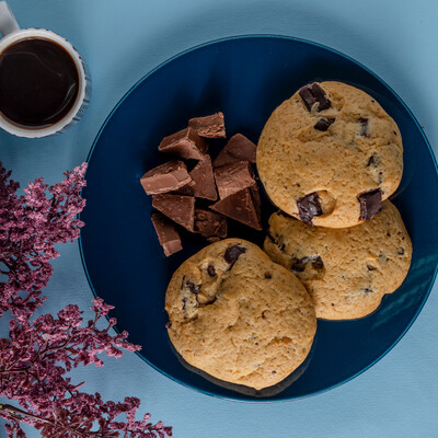 2 Chocolate Chunk Cookies