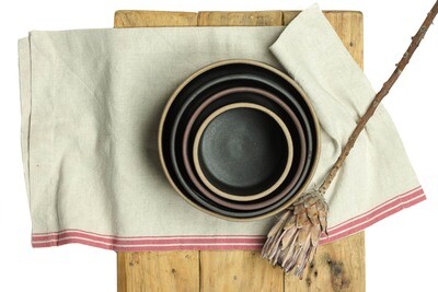 Bowls (4) - Cut Out Handles