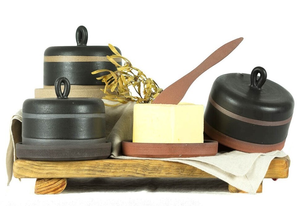 Butter Dish & Tray Butter Dish & Tray