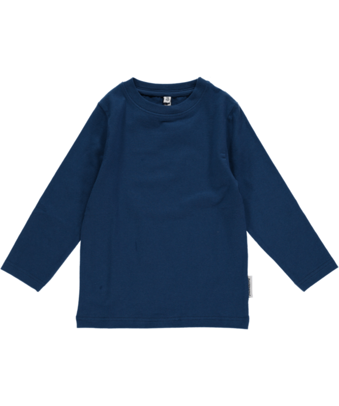 Maxomorra Shirt LS Basic Dark Blue *AKTION*