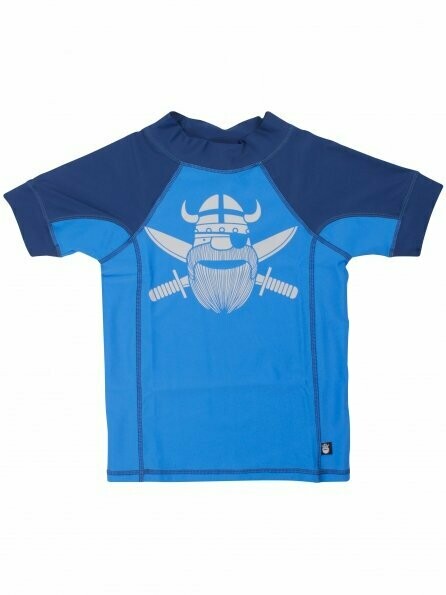 Danefae Badeshirt Hawaii Rashguard SS Pirate indigo