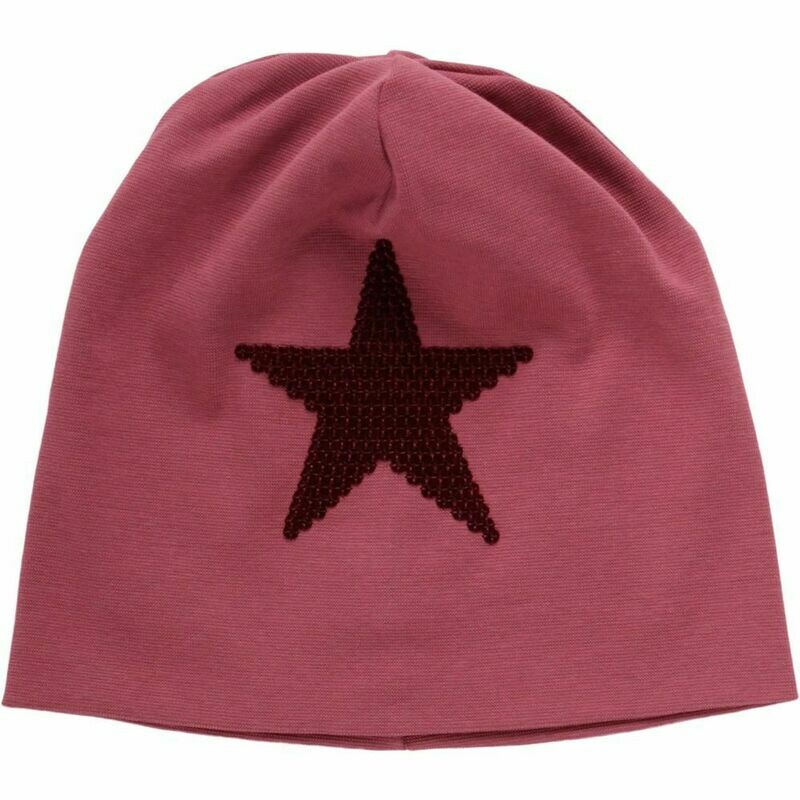 Green Cotton Fred's World Mütze Star Dark Rose
