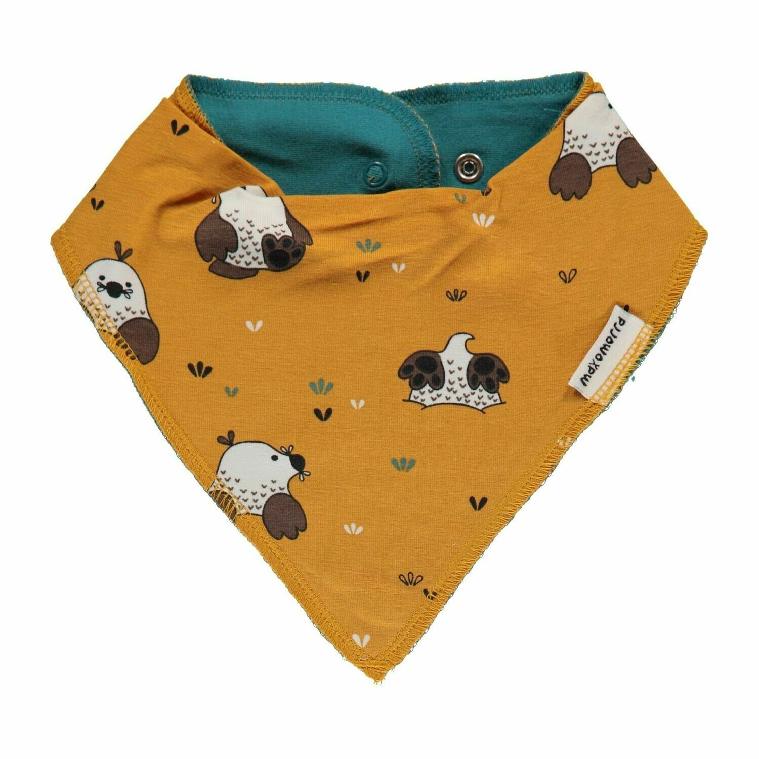 Maxomorra Bib Dribble Mole/Maulwurf