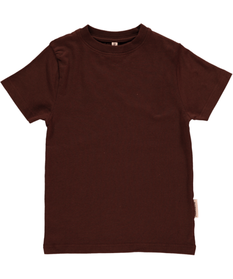 Maxomorra Shirt SS Dark Brown