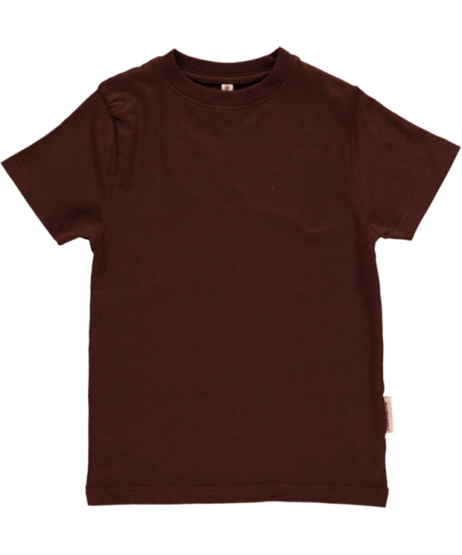 Maxomorra Shirt SS Dark Brown