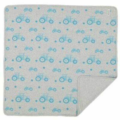 Geggamoja Bamboo Blanket Tractor | One Size | Babydecke