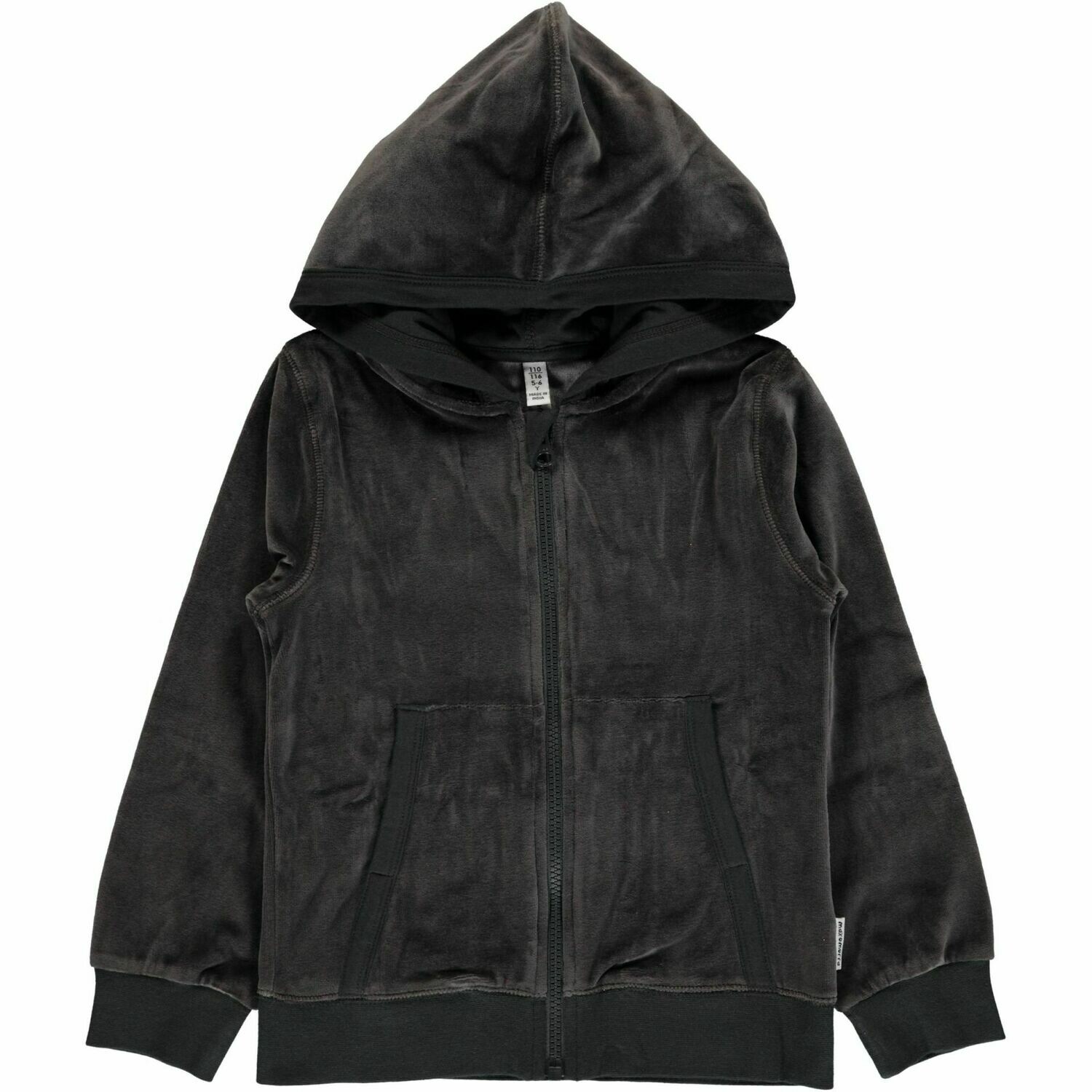 Maxomorra Cardigan Dark Grey velour *SALE*