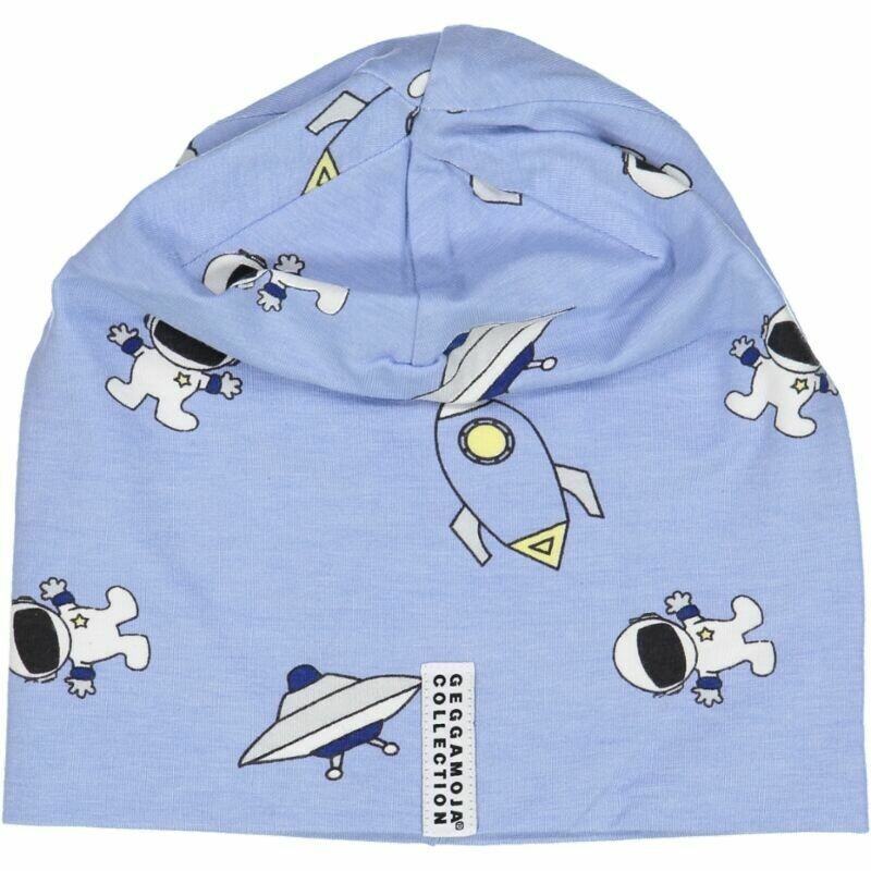 Geggamoja Mütze Astronaut Light Blue Bamboo