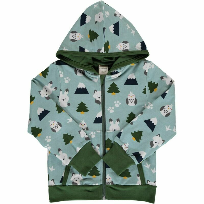 Maxomorra Cardigan Hood Winter World