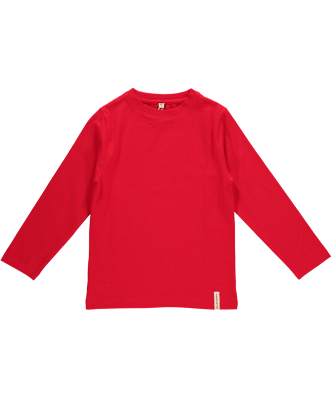 Maxomorra Shirt LS Basic Red
