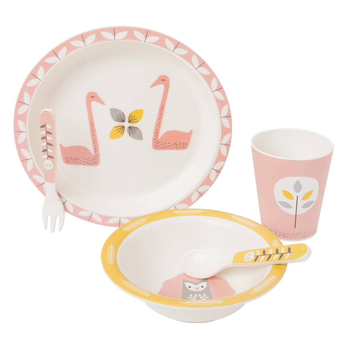 Fresk Dinner Set Bamboo Swan *SALE*