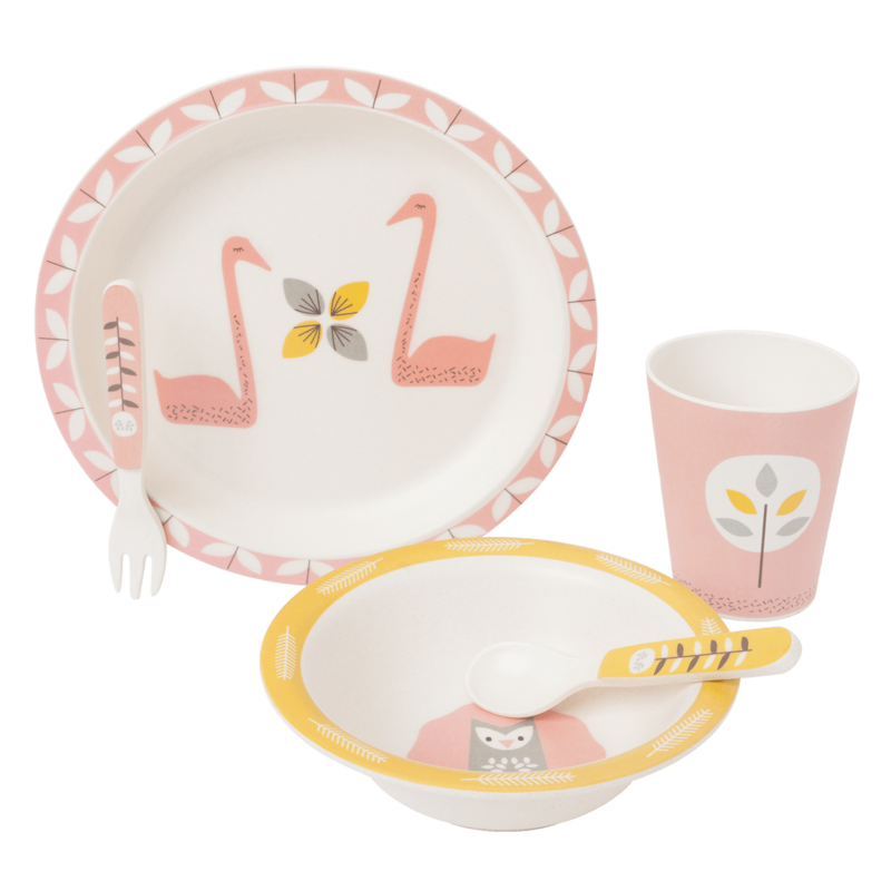 Fresk Dinner Set Bamboo Swan *SALE*