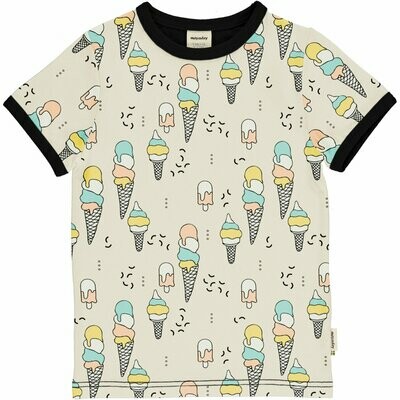 Meyadey by Maxomorra Shirt SS Ice Cream Confetti
