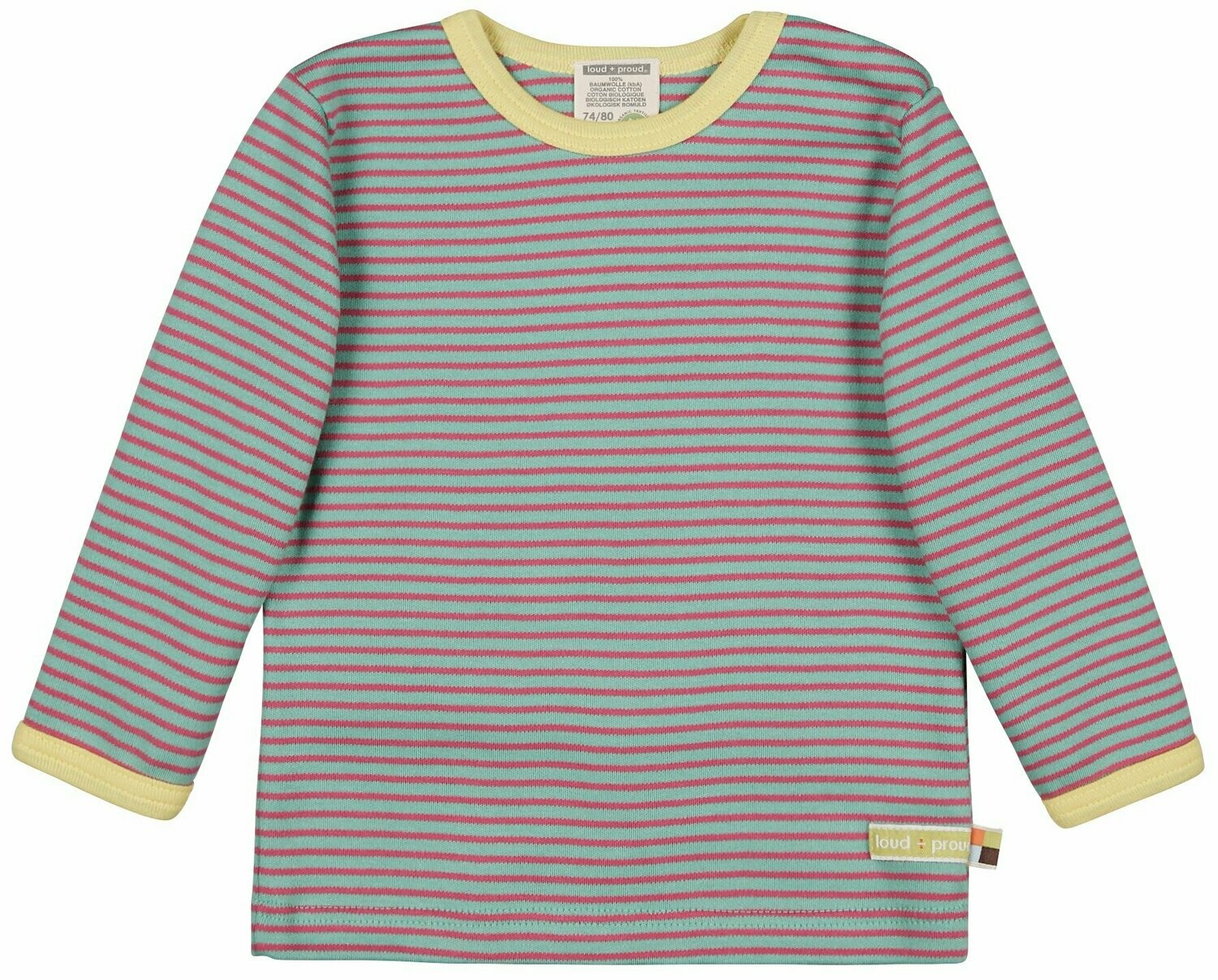 Loud + Proud Shirt LS Ringel  Mint