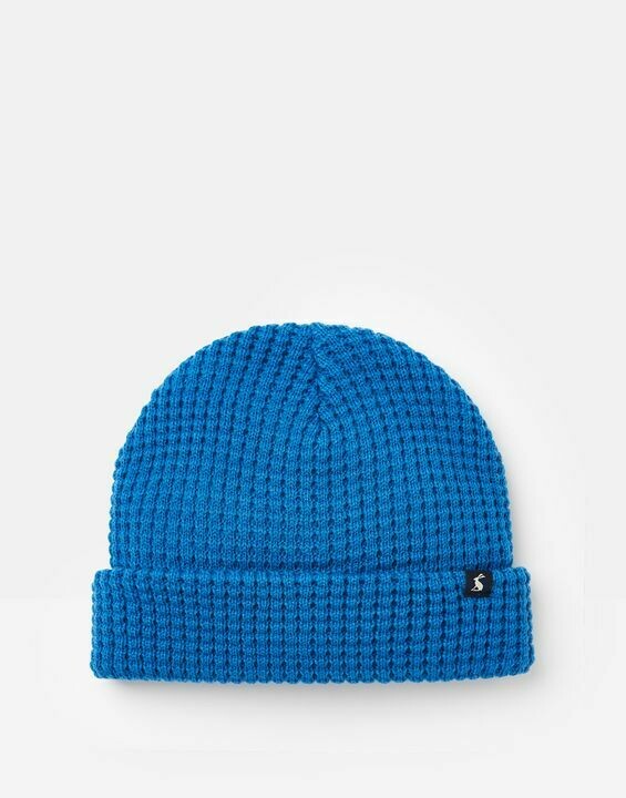 Tom Joule Bamburgh Beanie Mütze Blau NOOS