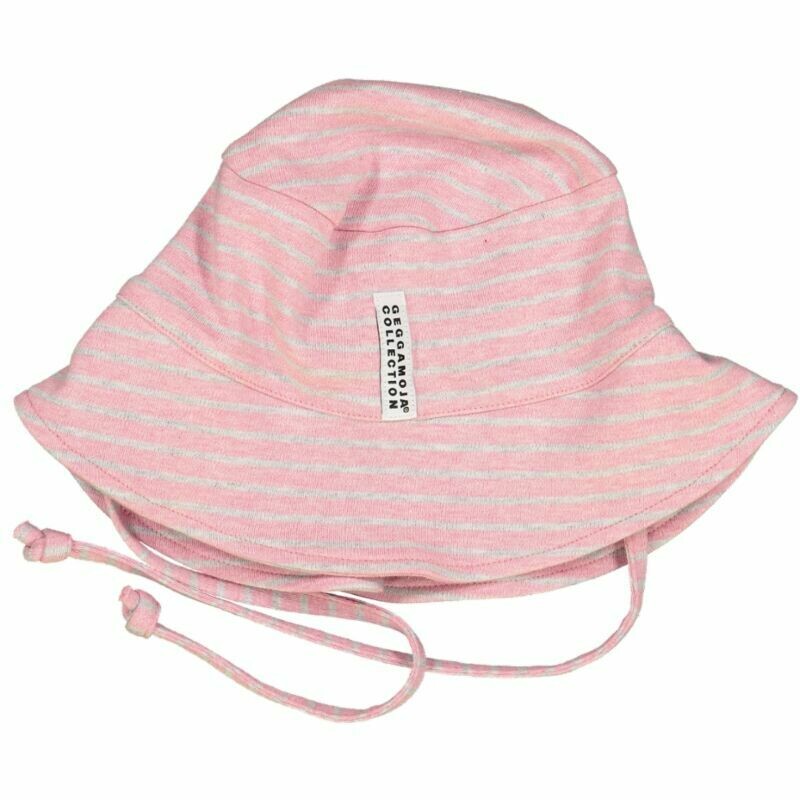 Geggamoja Sonnenhut UV Classic Pink Daisy Stripe