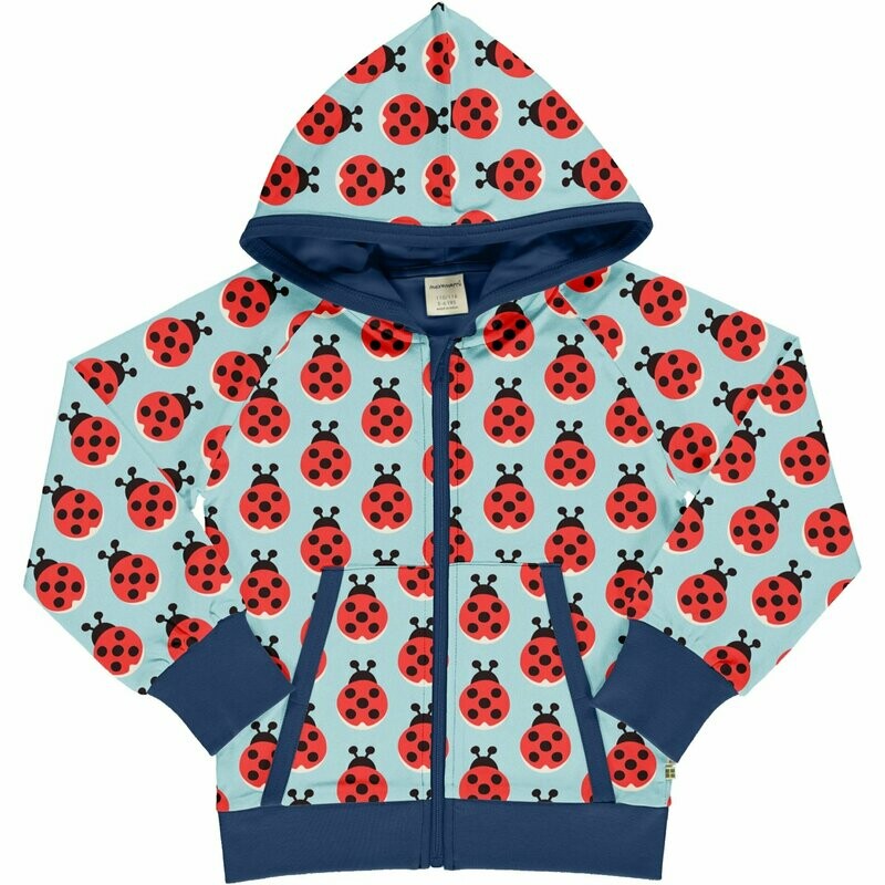 Maxomorra Cardigan Lazy Ladybug