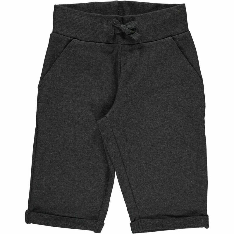 Maxomorra Sweatshorts Knee Dark Grey Melange *SALE* Maxomorra Sweatshorts Knee Dark Grey Melange *SALE*