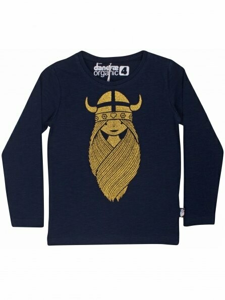 Danefae Organic Tweety Tee Navy Freja