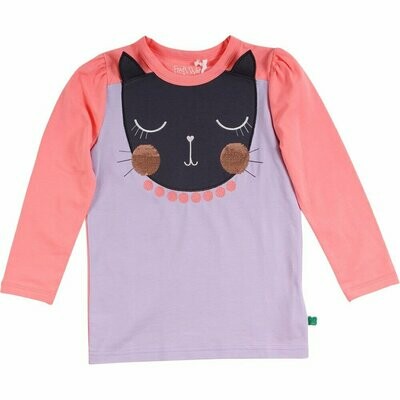Green Cotton Fred's World Cats LS Shirt Lavender *SALE*