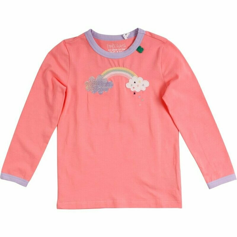 Green Cotton Fred's World Langarmshirt Rainbow *SALE* Green Cotton Fred's World Langarmshirt Rainbow *SALE*