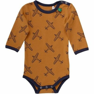 By Green Cotton Fred's World Body LS Airplane *SALE*