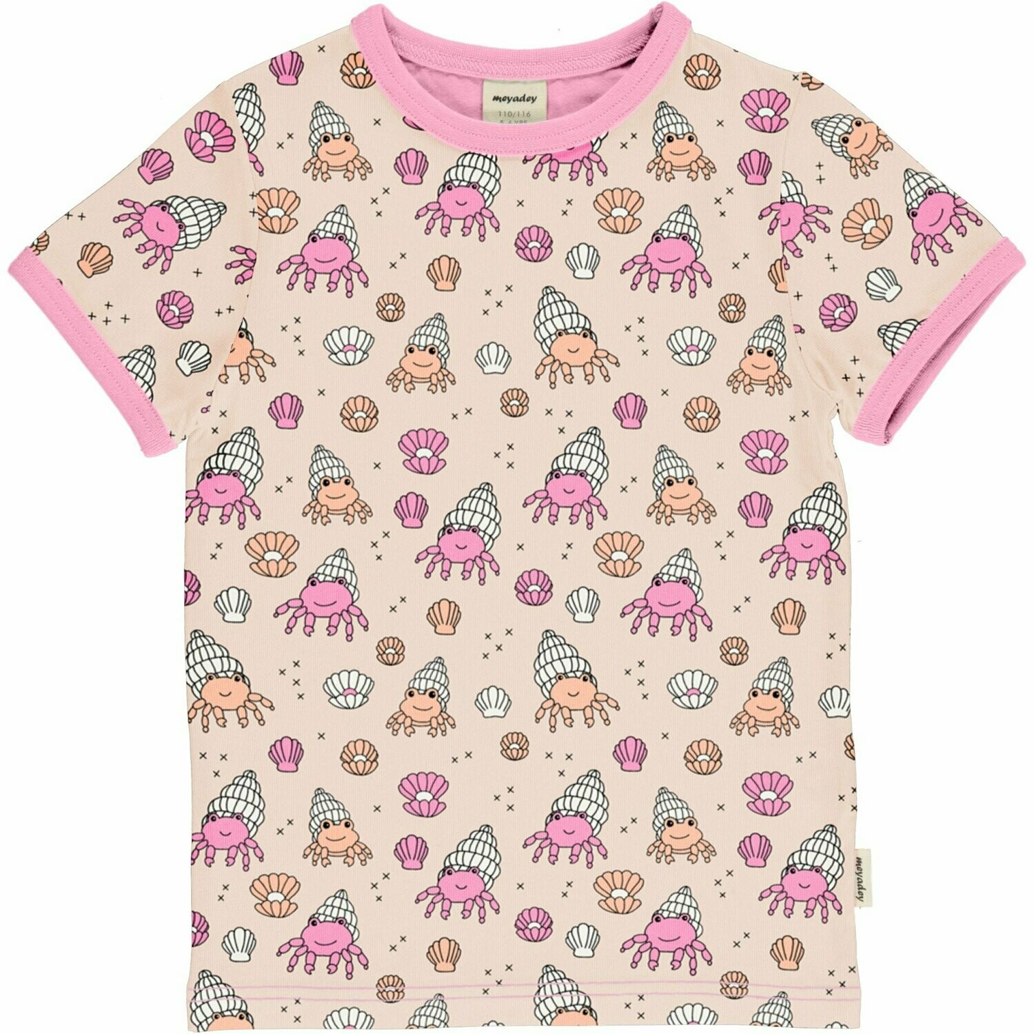 Meyadey by Maxomorra Shirt SS Shelly Crab