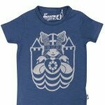 Danefae Organic T-Shirt Beetroot Tee Navy Sdronning