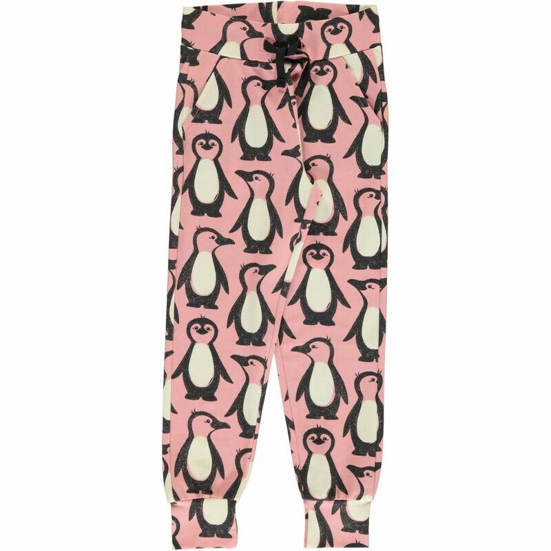 Maxomorra Sweatpants Penguin Family