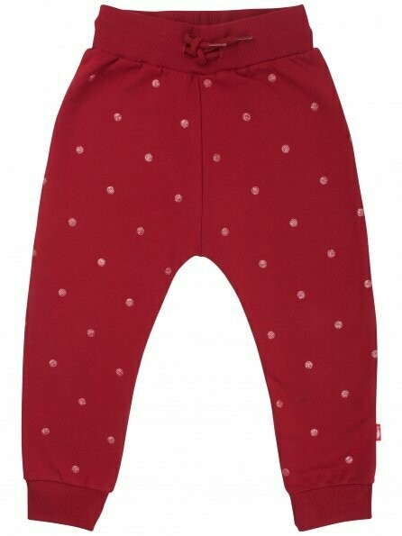 Danefae Silver Pants JR Red Glitter