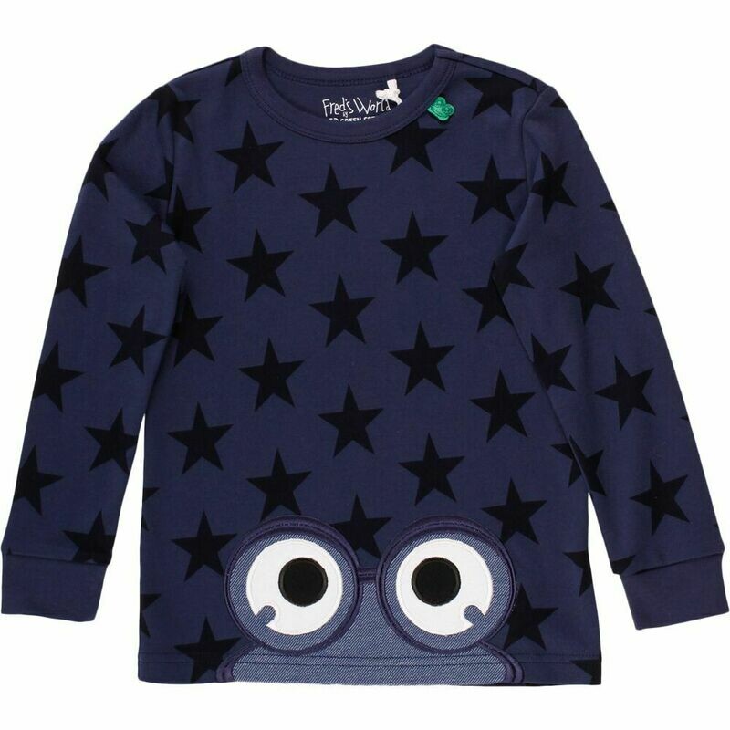 Green Cotton Fred's World Star peep T Baby