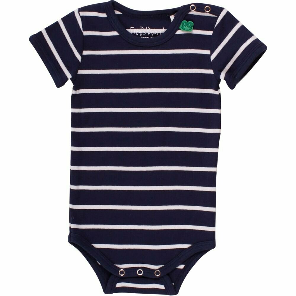 Green Cotton Fred's World Stripe Body SS Navy *SALE*