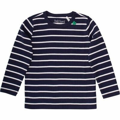 Green Cotton Fred's World Shirt LS Stripe Navy *SALE*