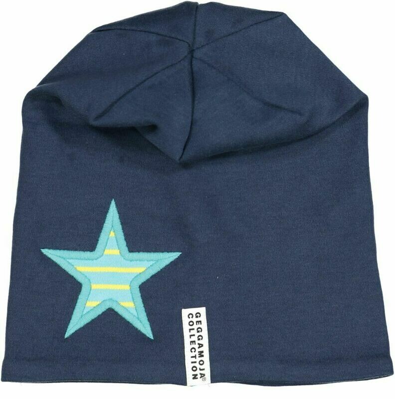 Geggamoja Mütze Fleece Star Marine *SALE*
